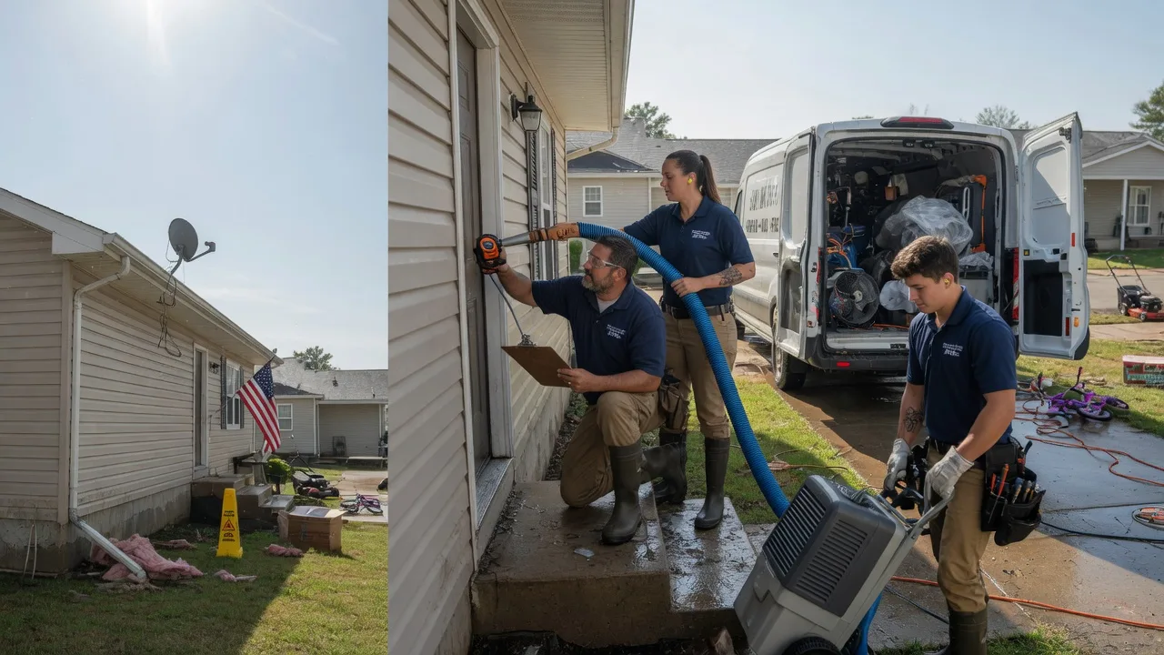 Ceiling Water Damage Restoration in Lamar, IN near me